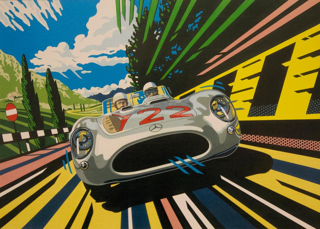 Vintage racing art