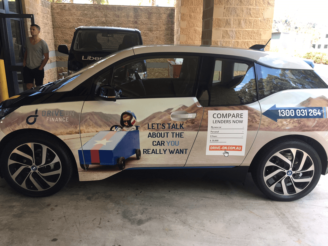 Drive On BMW wrap